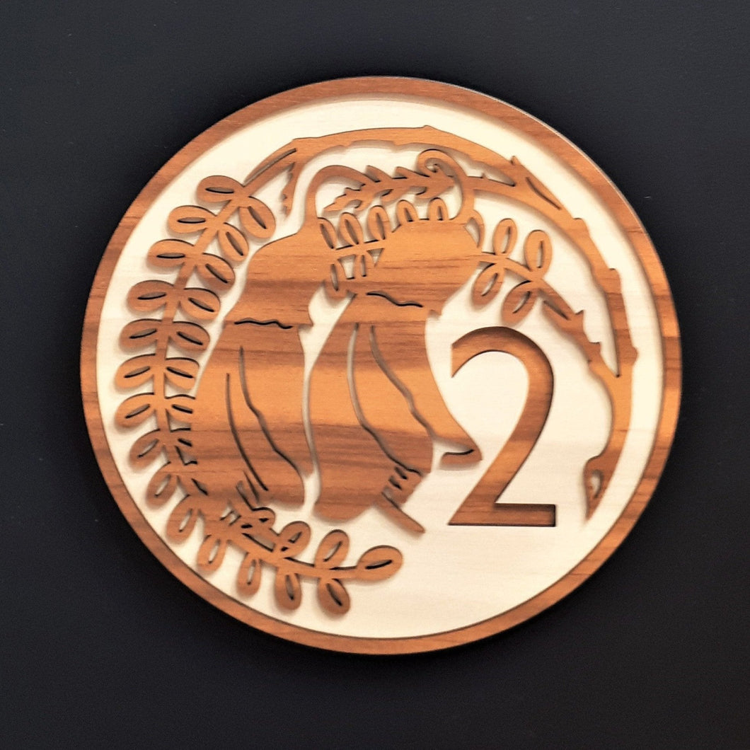 Coin NZ Wall Art - 2 Cent