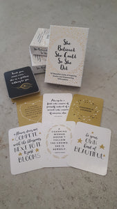 She believed she could.....affirmation card set