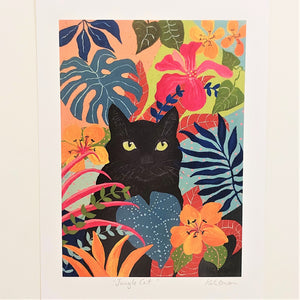 Kate Cowan Art Print - Jungle Cat