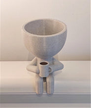 Load image into Gallery viewer, Printed Planter 3D - Having a Cuppa
