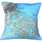 Cushion Cover - Christchurch Map