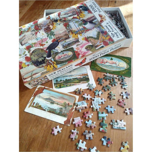 Puzzle - Tanya Wolfkamp Vintage Postcards 1000 piecde