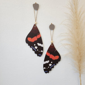 Hanging Red Admiral Butterfly Wings