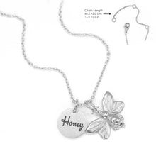 Load image into Gallery viewer, Little Taonga Honey Bee Necklace
