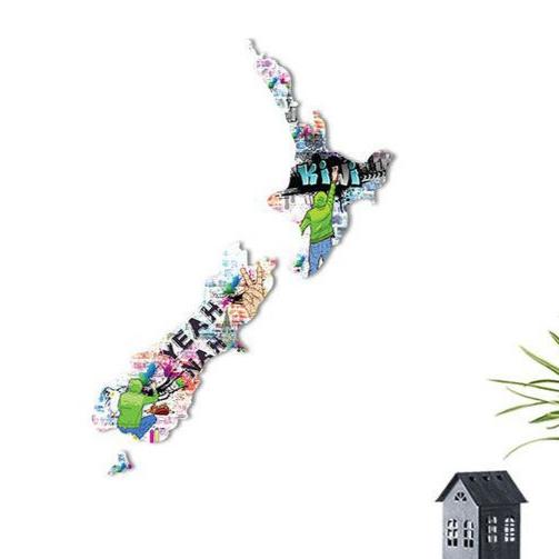 New Zealand Wall Art - Graffiti