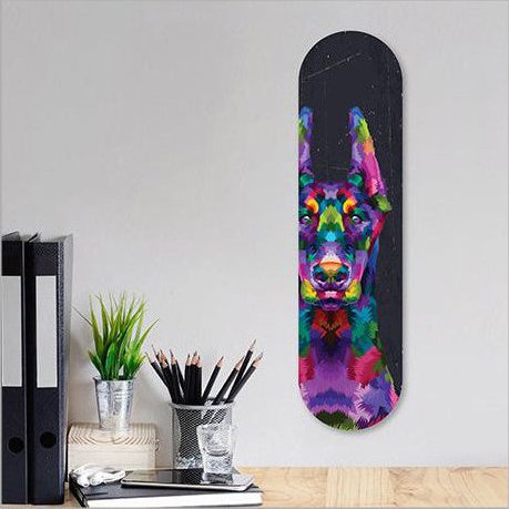 Skateboard Art - Dog