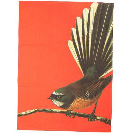 Tea Towel - Bright Fantail