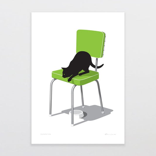 Glenn Jones Art Print - Pounce Time