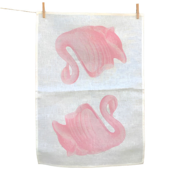 Crown Lynn Swan Tea Towel