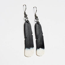 Load image into Gallery viewer, Remix Earrings - Huia Feather
