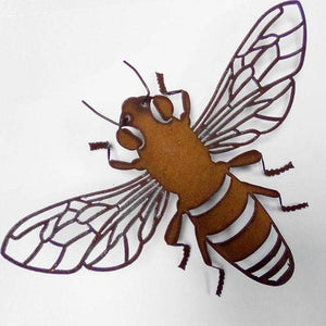 Bee (Large)  - Metal Art by Jane Downes