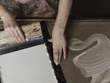 Load image into Gallery viewer, Crown Lynn Swan Tea Towel
