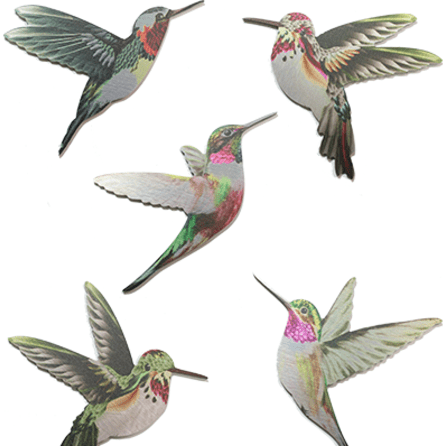 Crystal Ashley Wall Art Set - Hummingbirds